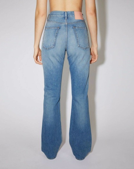 NOWT ACNE Studios Women 1977 High Rise Organic Japanese denim Bootcut Italy 28 - Picture 2 of 11